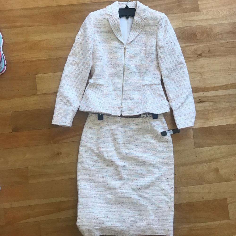 Blazer and pencil skirt suit